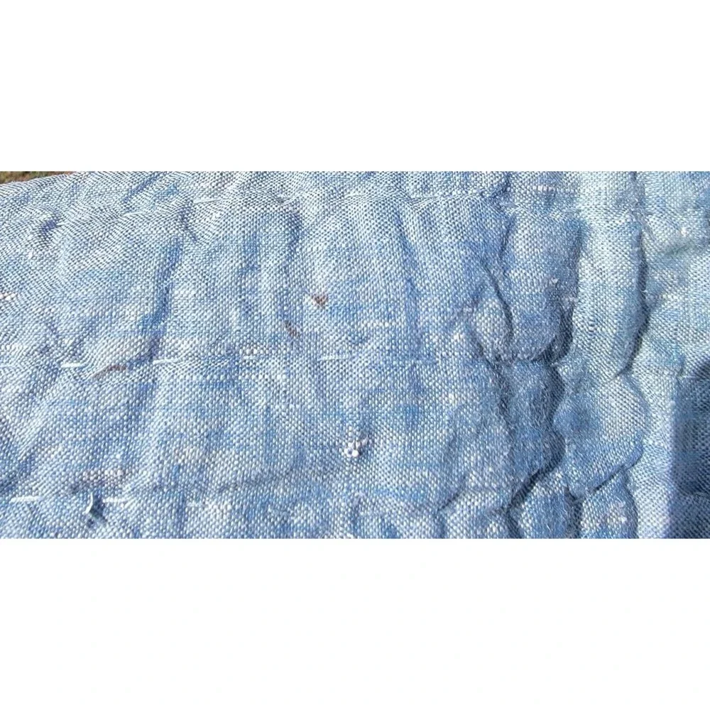 pottery barn Blue linen/cotton single pillow sham 26x20